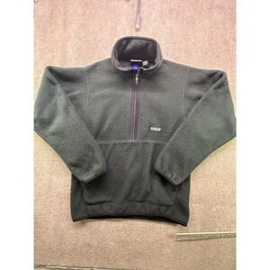 Patagonia Synchilla Pullover Mens Small Green Good Vintage 90s Fleece 25935